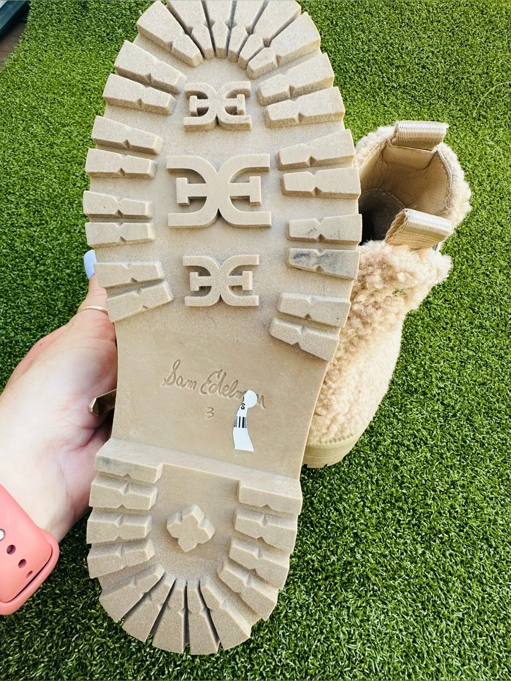 Sam Edelman Sherpa Ankle Boots – Girls’ Size 3